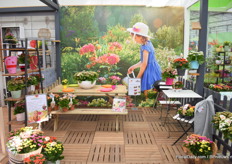 They want to inspire visitors with their concepts. This is their Garden lina.